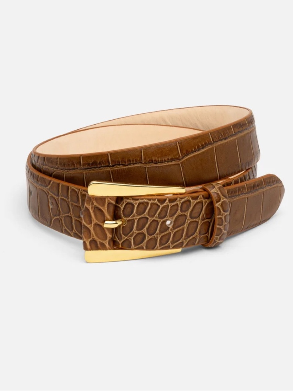 AUREUM Maia Belt is Tuscan Croc